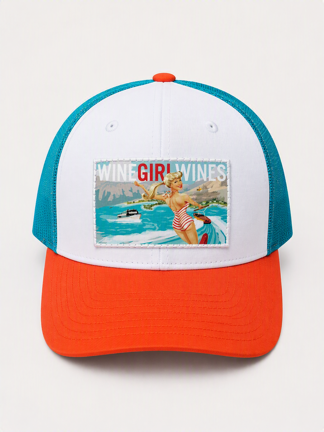 Chelan Water Ski Girl - Tri Color