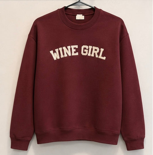 WINEGIRL Burgundy Sweatshirt